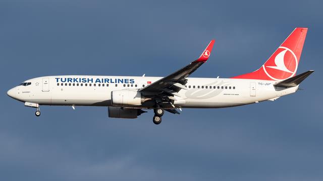 TC-JVC:Boeing 737-800:Turkish Airlines